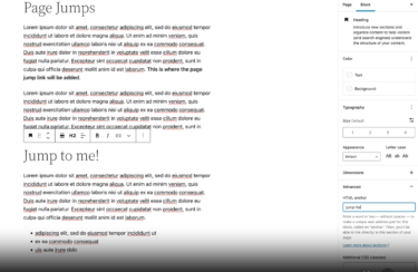 WordPress投稿記事の目次クリックしたら、文頭にジャンプする方法：WordPressテーマのTHE THOR（ザ・トール）